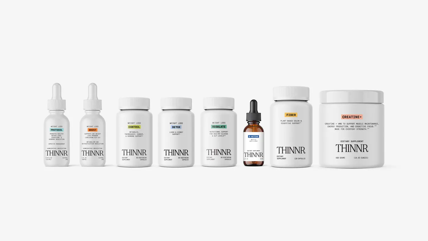 Complete THINNR product lineup